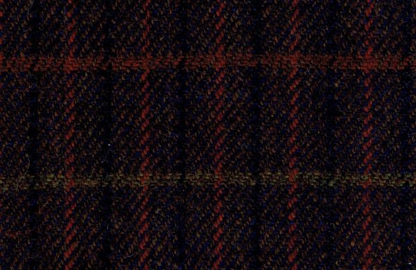 RUST-BROWN, MANDRO DOUBLE CHECK PATTERN
