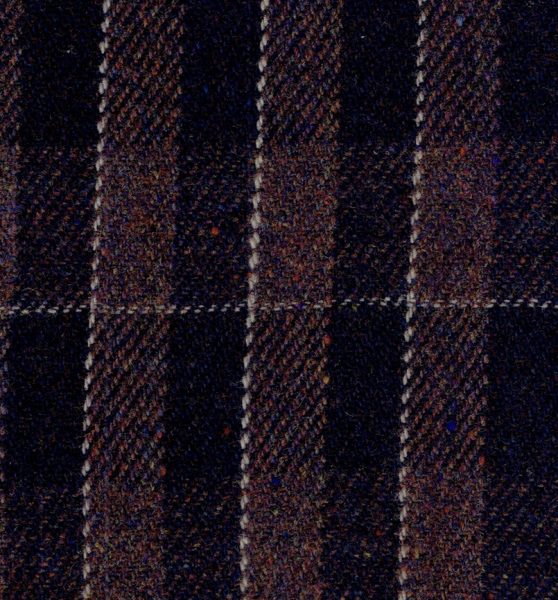 BLUE- PURPLE, MANDRO CHECK PATTERN