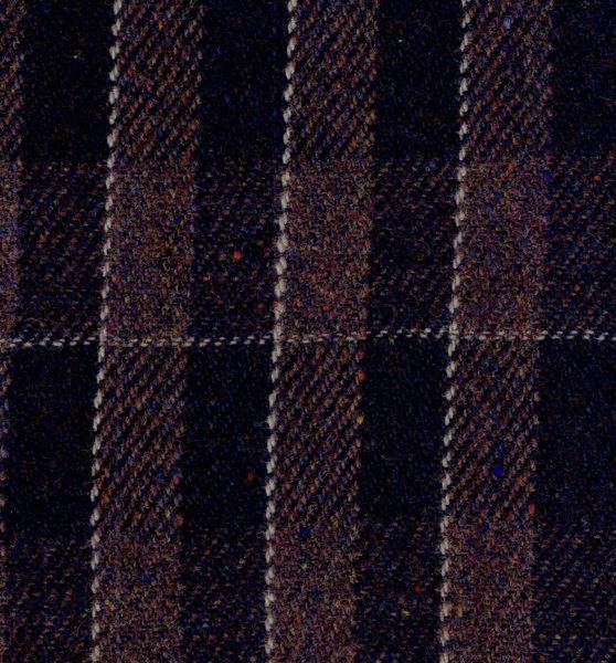 BLUE- PURPLE, MANDRO CHECK PATTERN