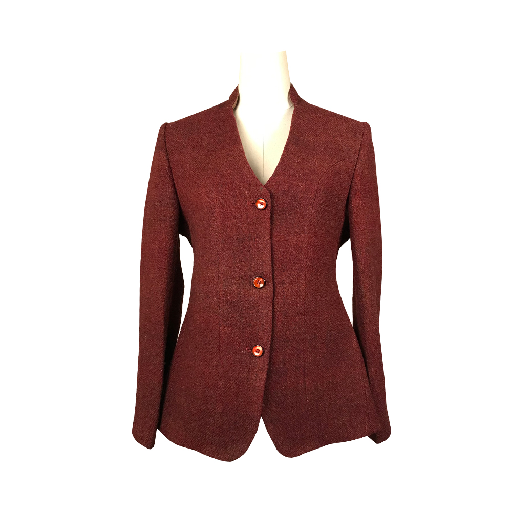 Classical Ladies short Coat – GORKHA GNW TWEED, Guaranteed Natural Wear ...