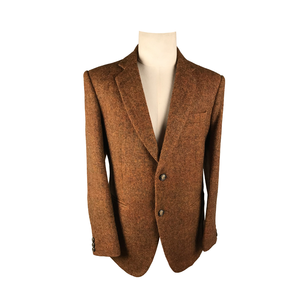 Men’s Coat – Color Woven Felted