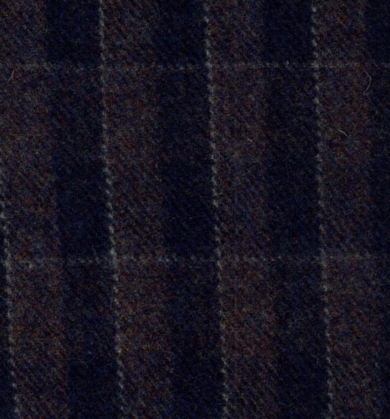 GARNET BLUE, MANDROW CHECK PATTERN